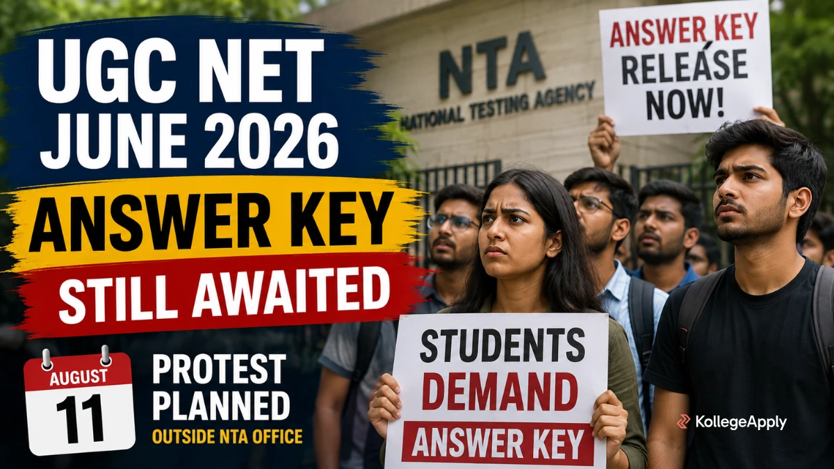 UGC NET June 2026 Answer Key Still Awaited; Protest Planned for August 11