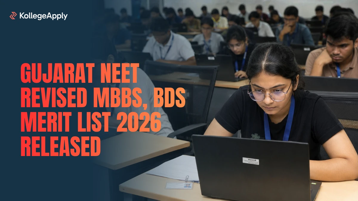 Gujarat NEET Revised 2026: MBBS, BDS Merit List Released, Details Here