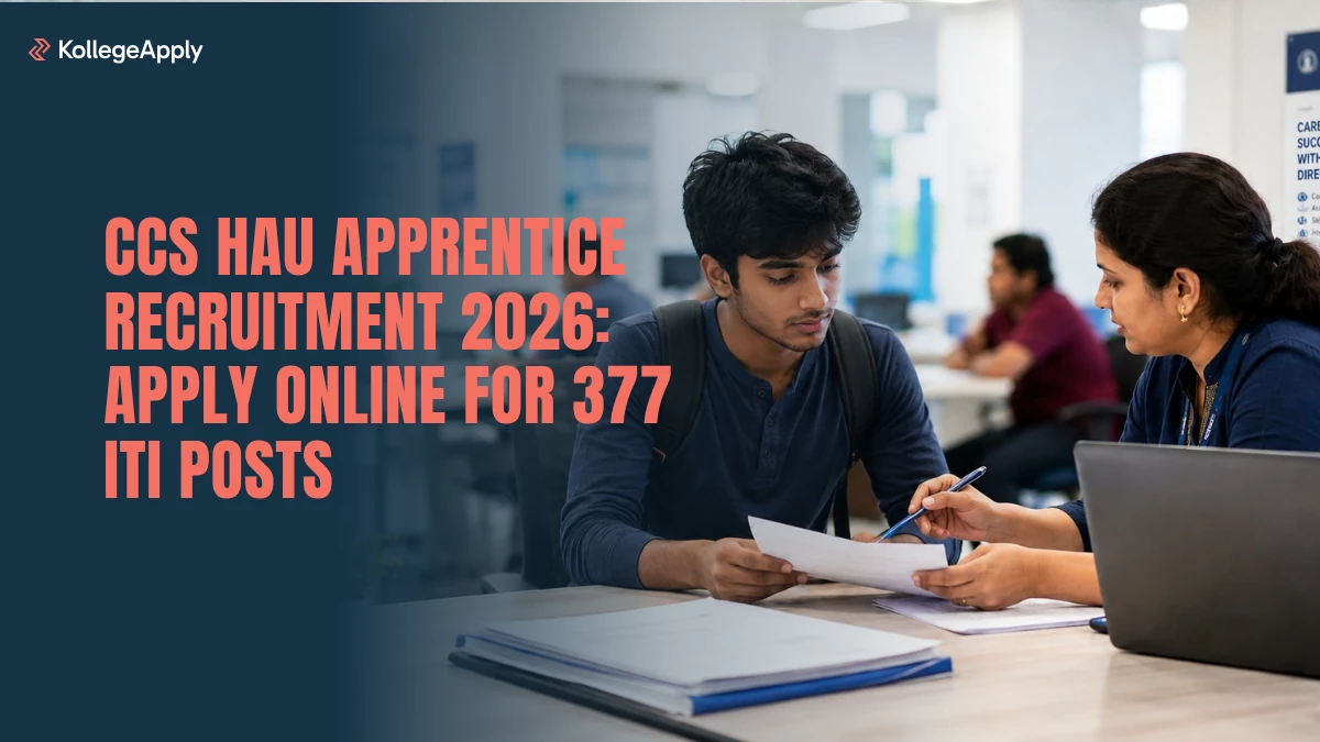 CCS HAU Apprentice Recruitment 2026: Apply Online for 377 ITI Posts