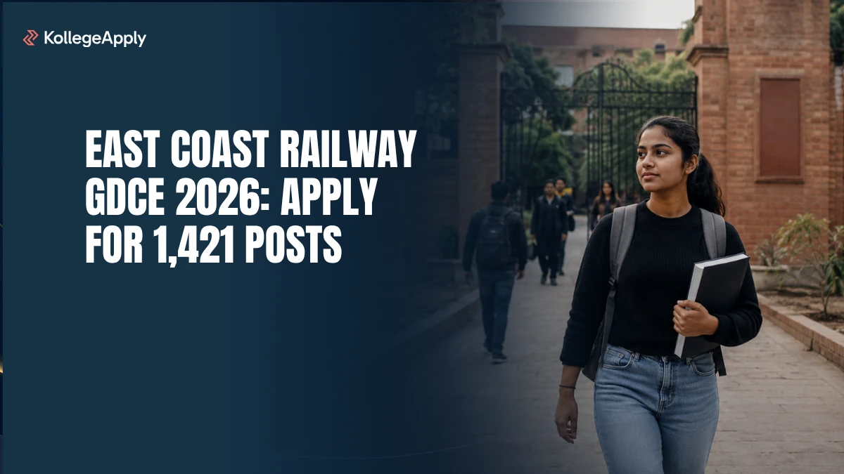 East Coast Railway GDCE 2026: Apply for 1,421 Posts