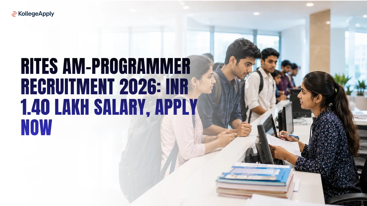 RITES AM-Programmer Recruitment 2026: INR 1.40 Lakh Salary, Apply Now