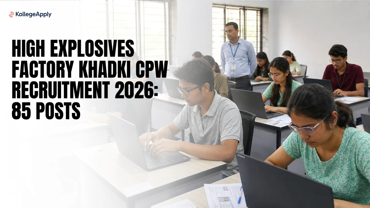 High Explosives Factory Khadki CPW Recruitment 2026: 85 Posts