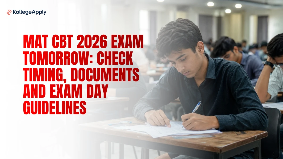 MAT CBT 2026 Exam Tomorrow: Check Timing, Documents and Exam Day Guidelines